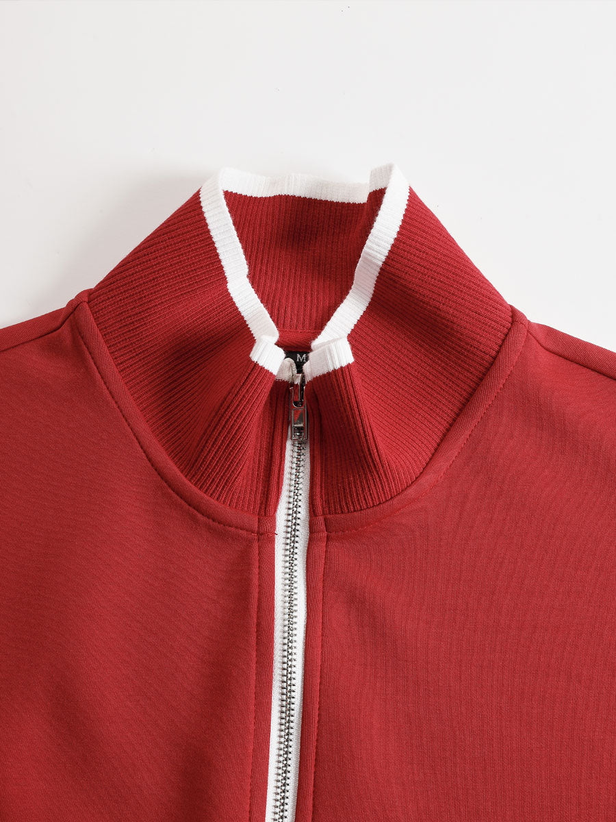 Priscilla - Stylish Sports Set with Half-Zip Sweatshirt