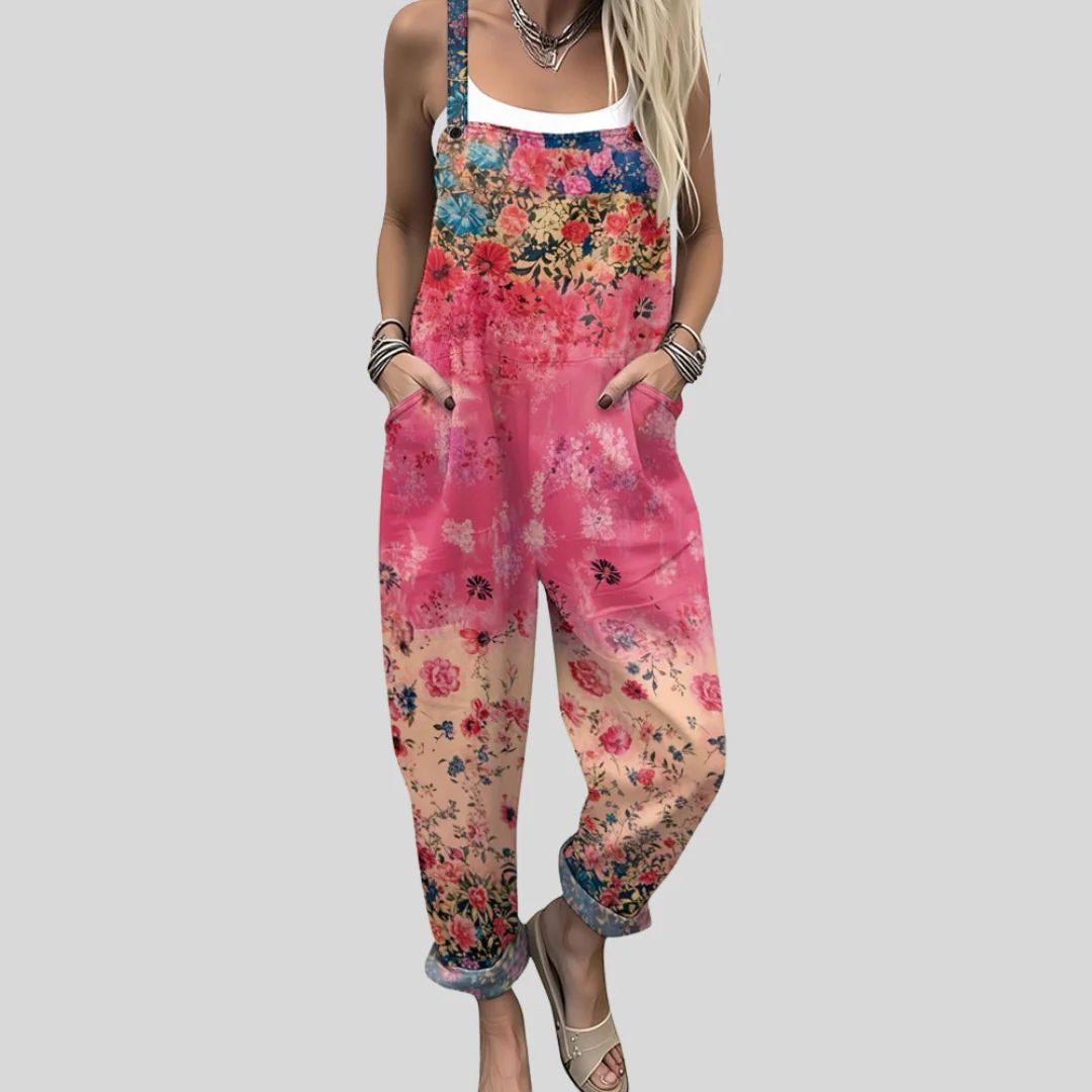 Printed work coveralls