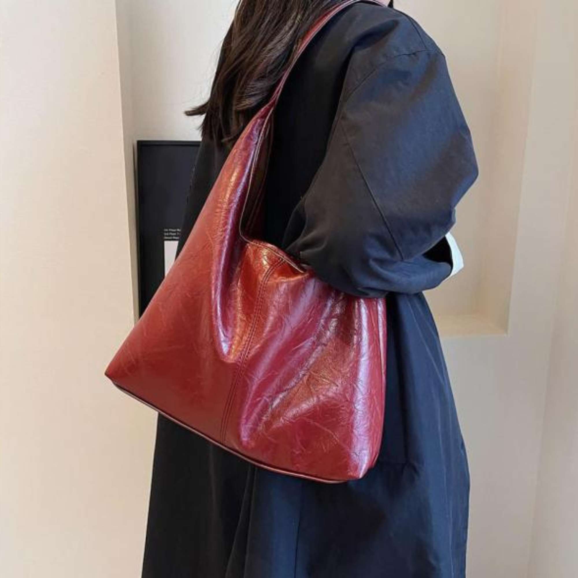 Sabine | Distressed Leather Tote