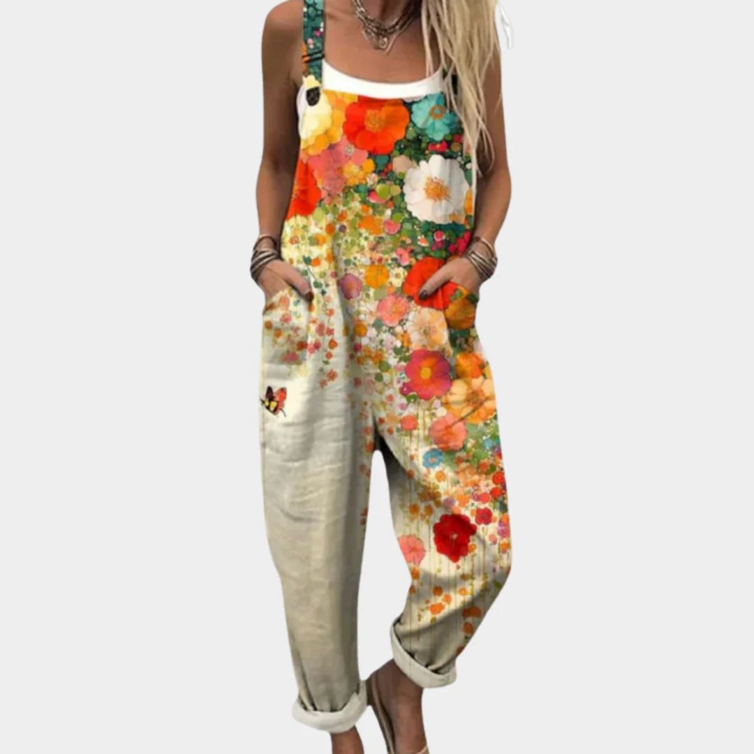 Printed work coveralls