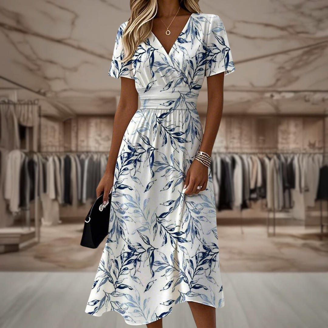 Megan | Elegant Floral Dress