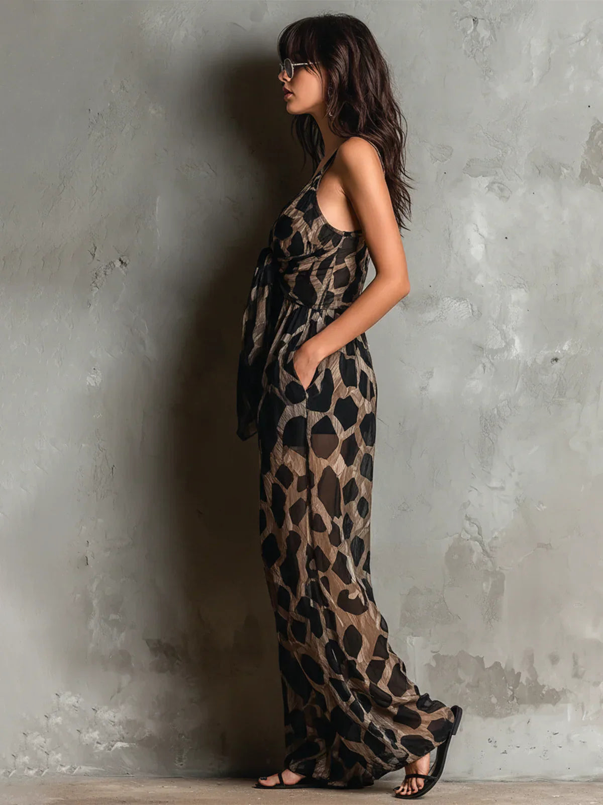 Constance Leopard-Print Jumpsuit