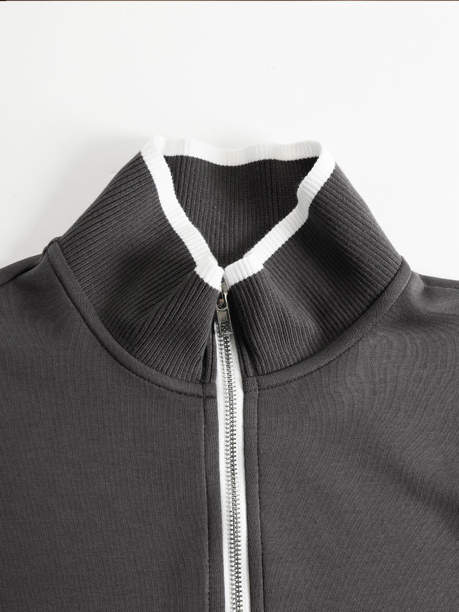 Priscilla - Stylish Sports Set with Half-Zip Sweatshirt