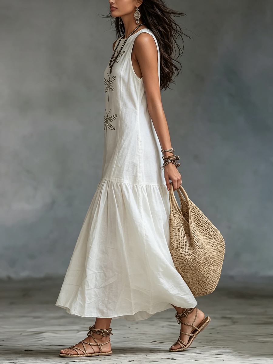 GENEVIE | SLEEVELESS MAXI DRESS