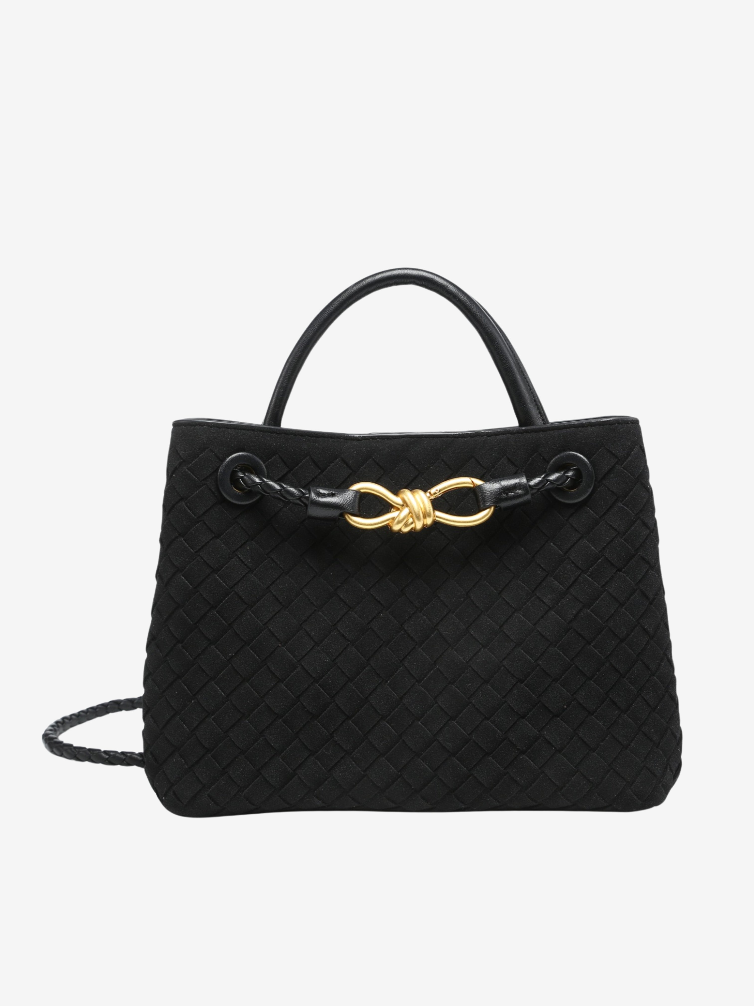 Malia | Textured Compact Woven Crossbody