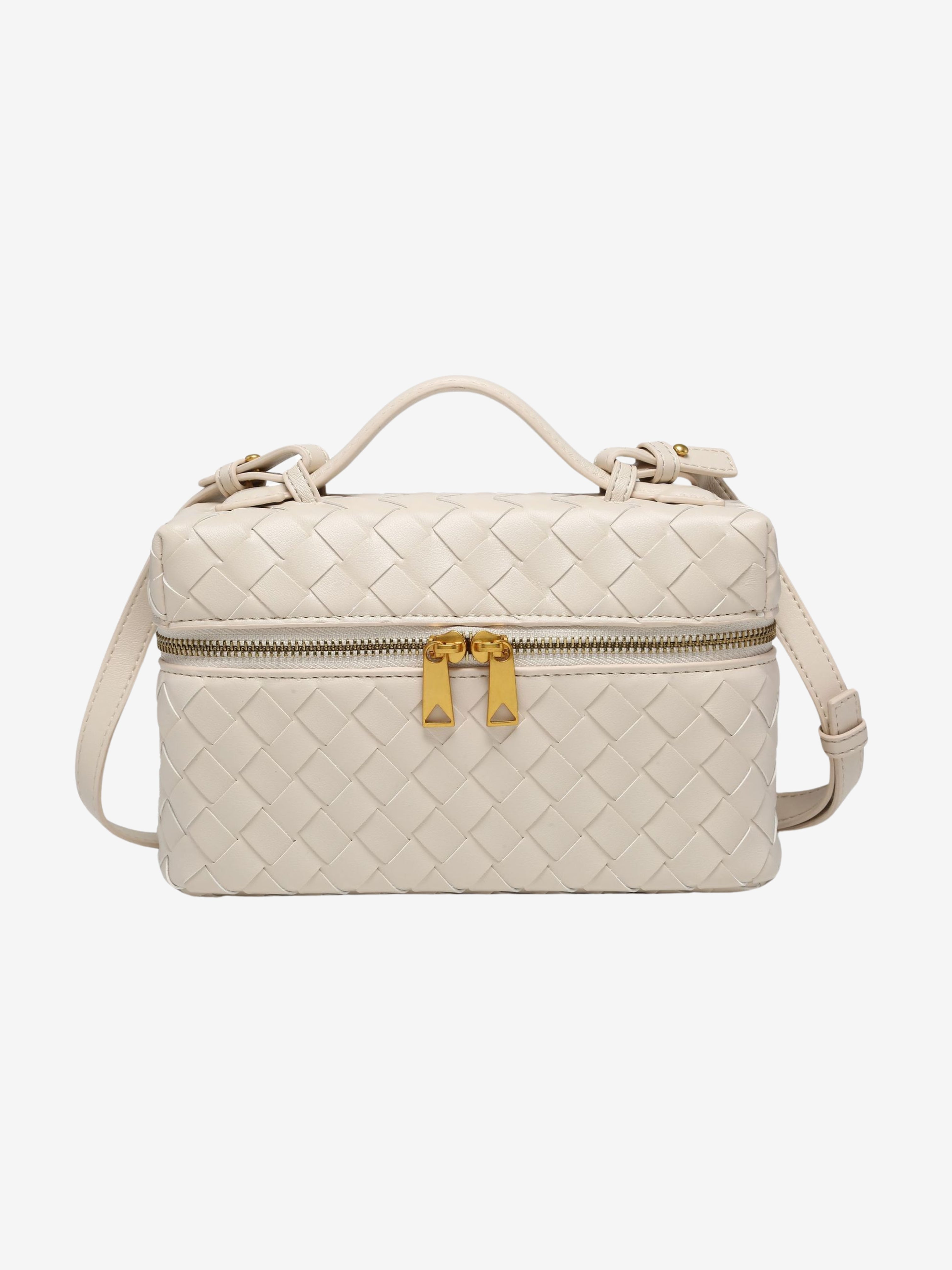 Juliette | Polished Structured Woven Bag