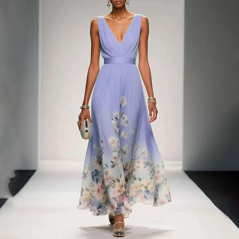 Arabella | Flowing Floral Maxi Dress