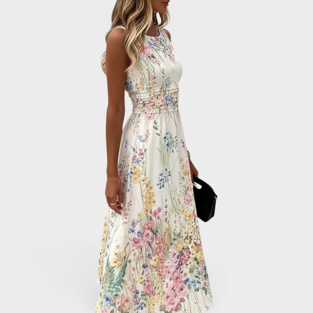 Paige | Sleeveless Floral Midi Dresses