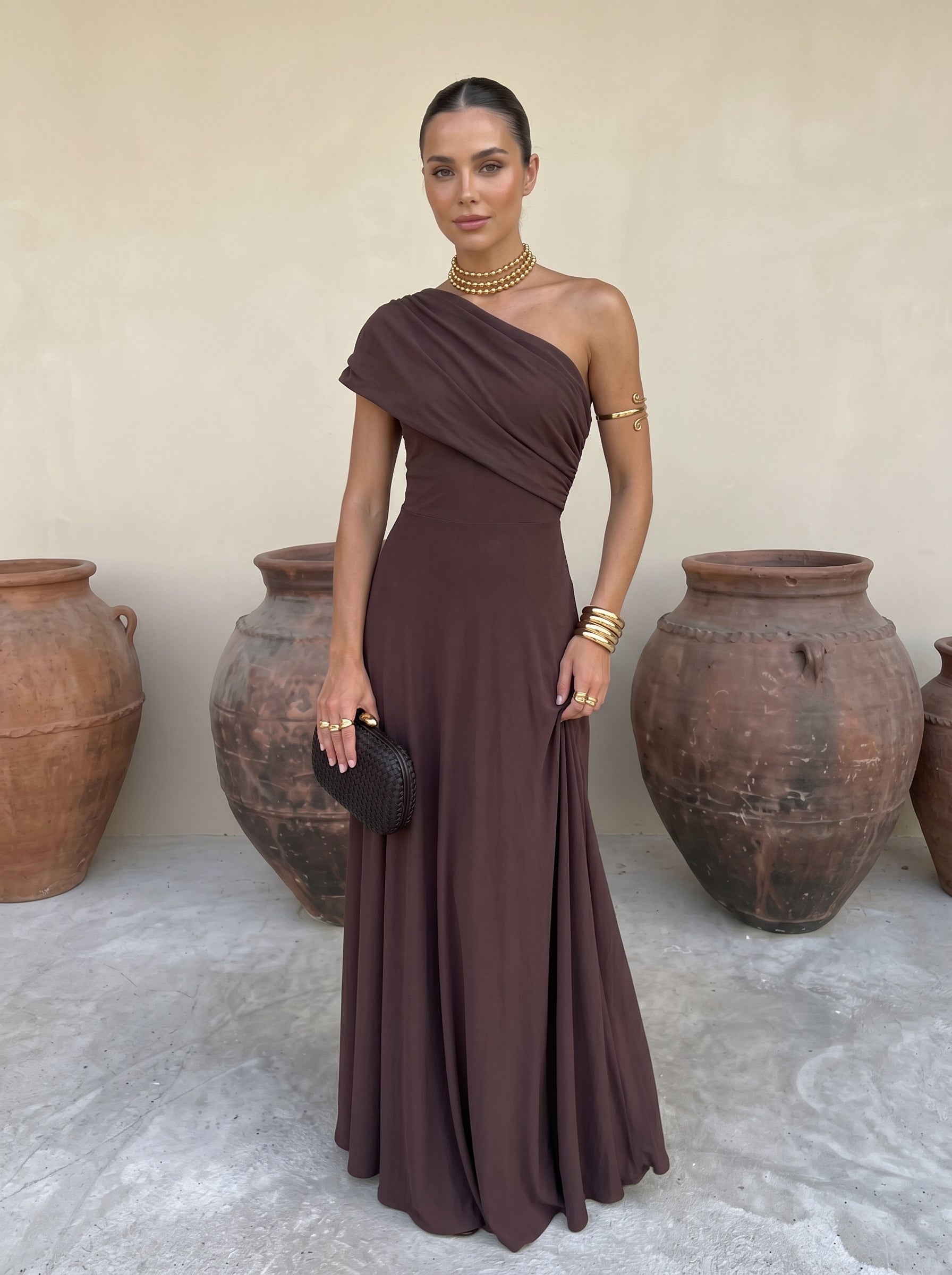 Elegant strapless mesh dress