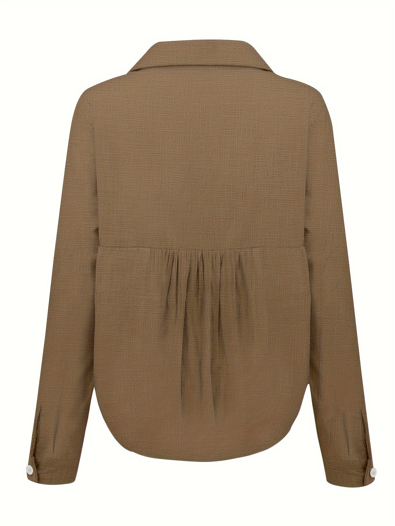 The Soline™ Linen Sunset Button-Down