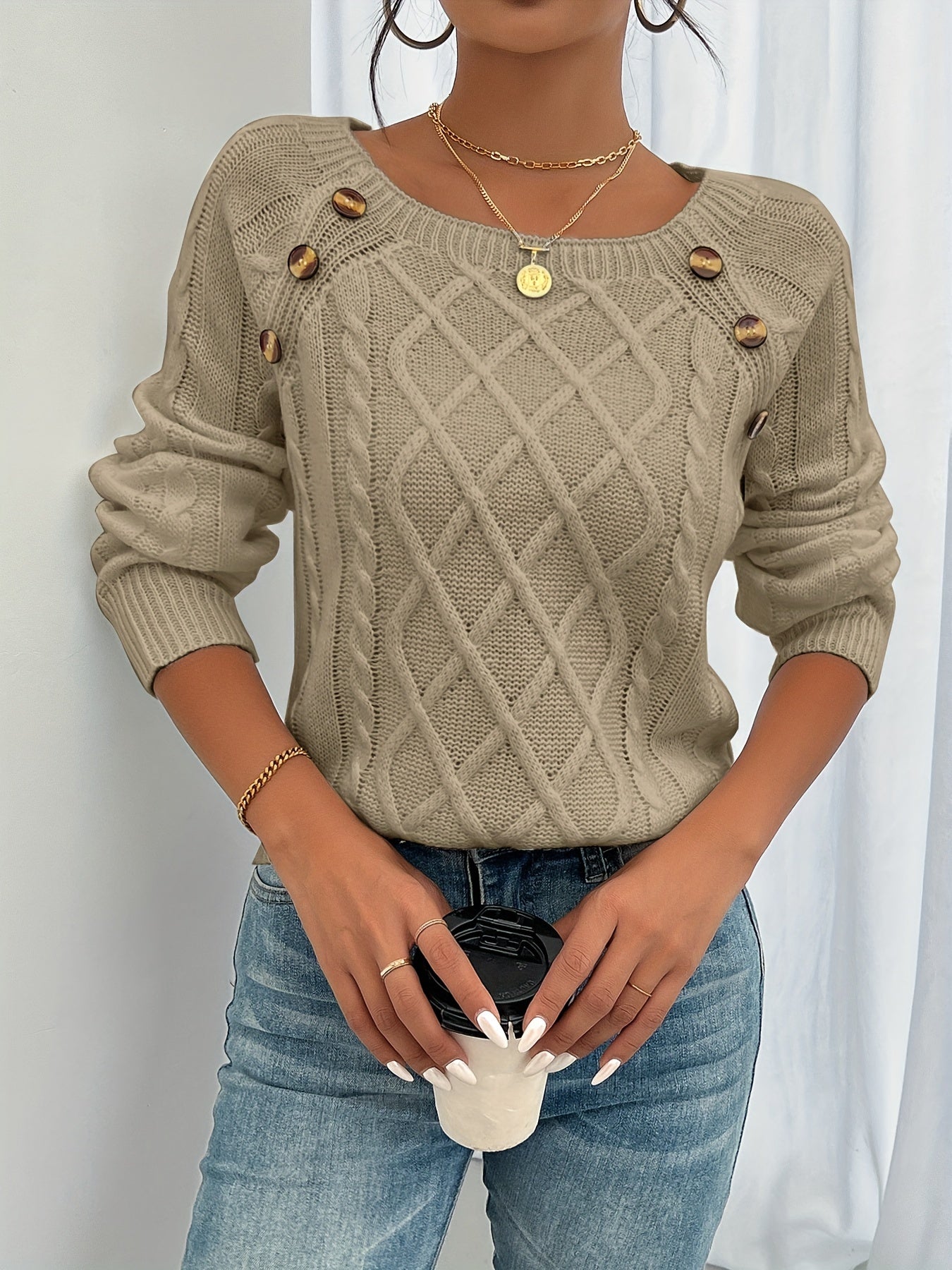 Bella | Cable Knit Jumper