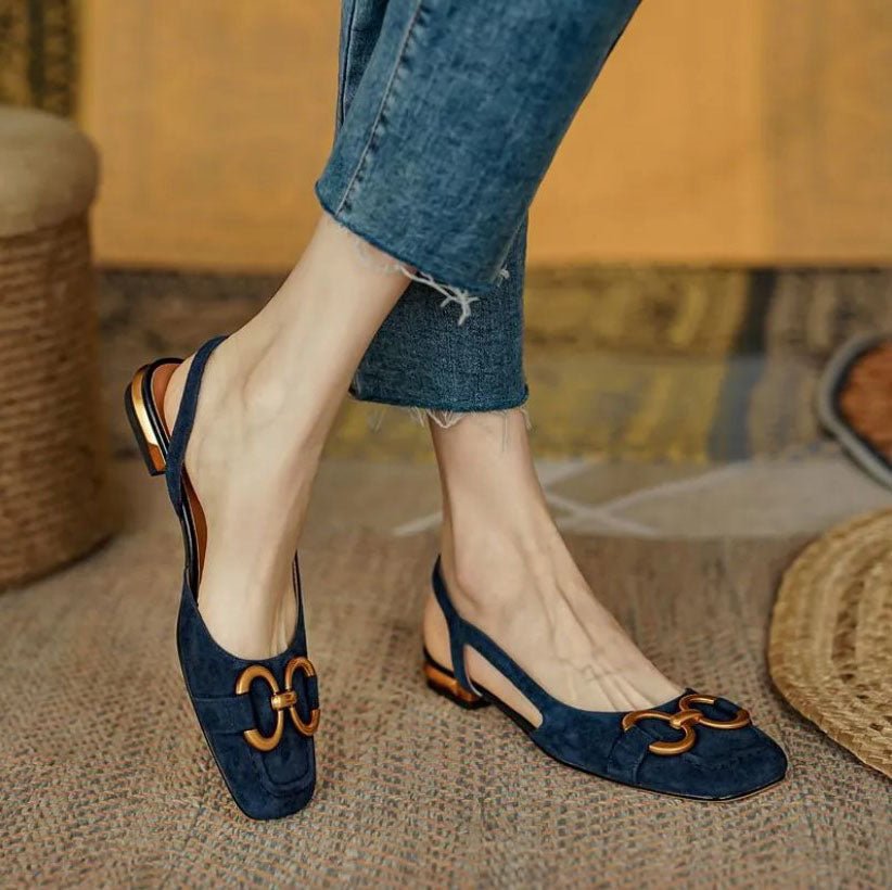 CAMILA™ - ORTHOPEDIC LEATHER BUCKLE SANDALS