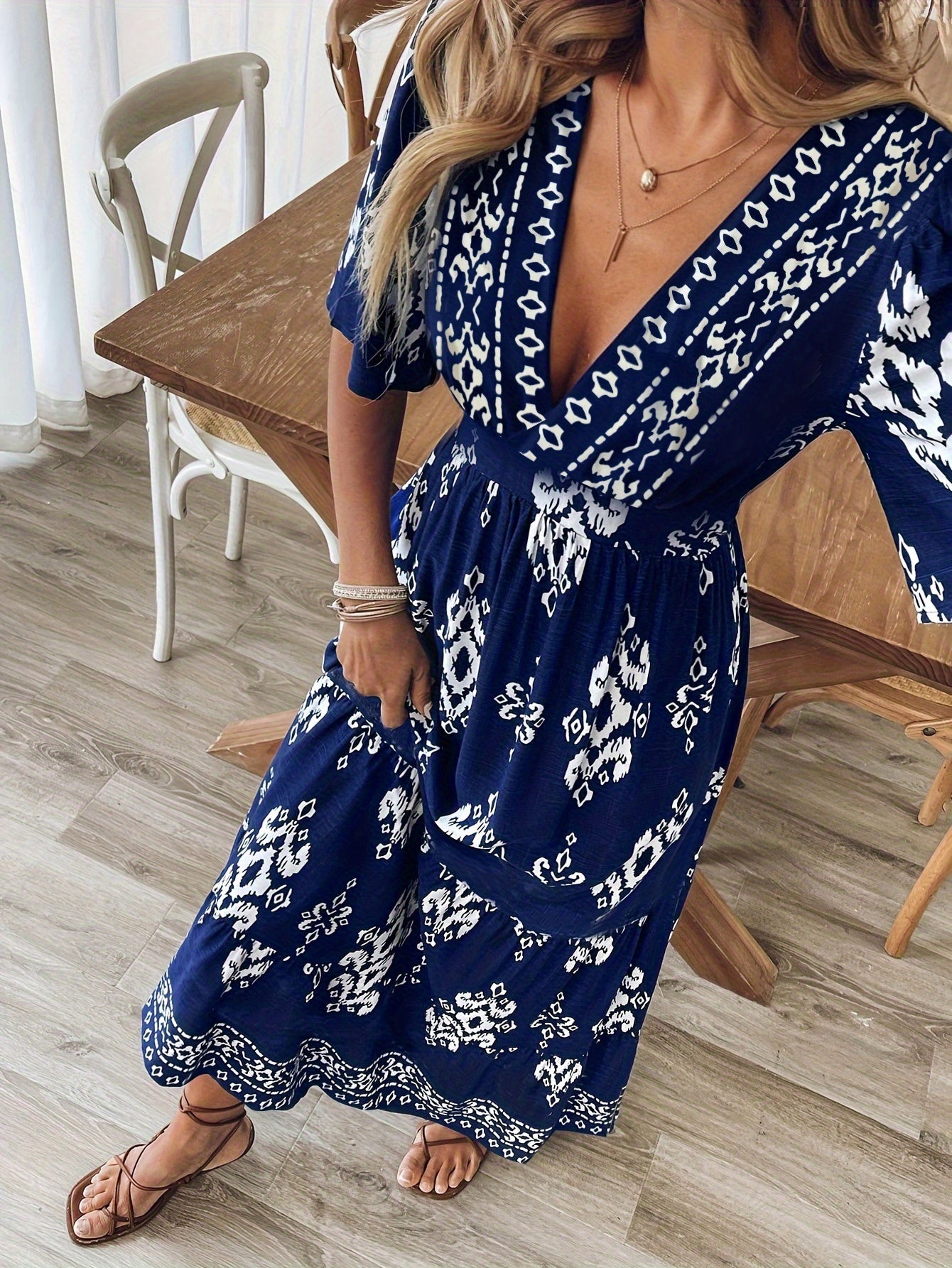Eloria™ - Vintage boho maxi dress