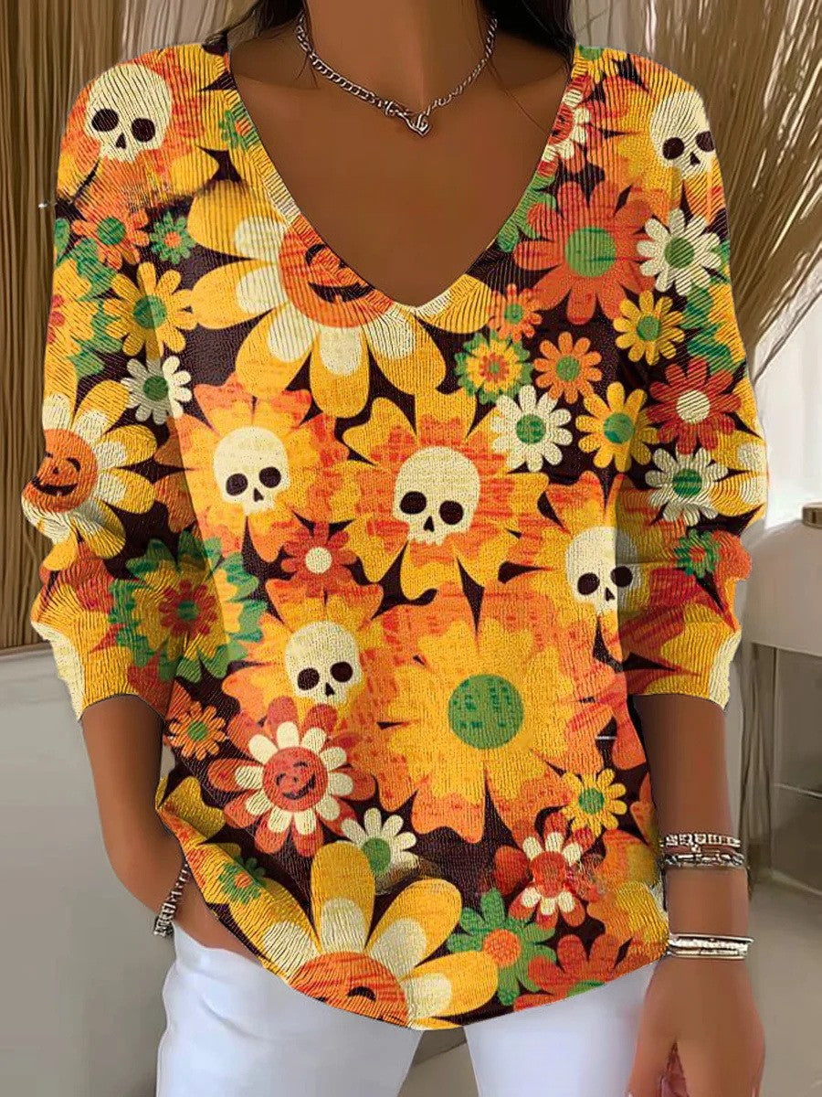 Anna | Colorful Sweater with V-Neck