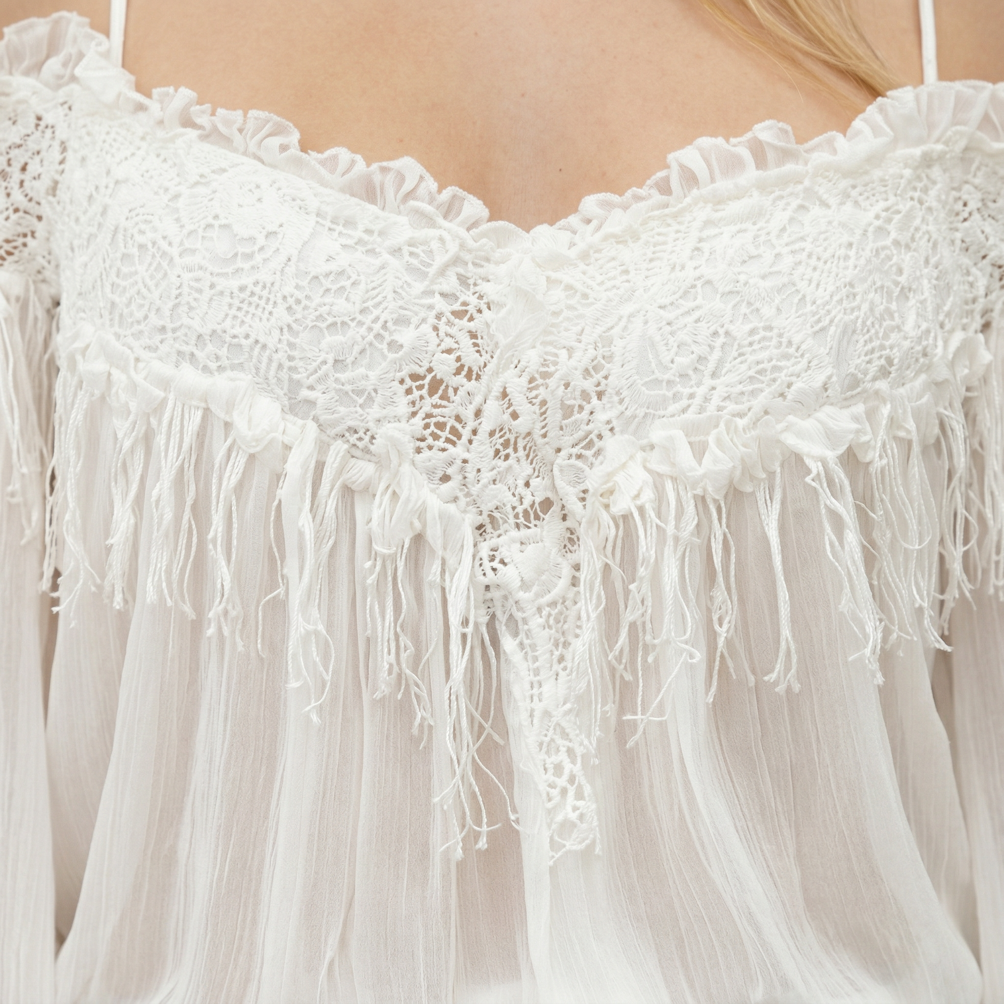 Ibiza Blouse with Fringes