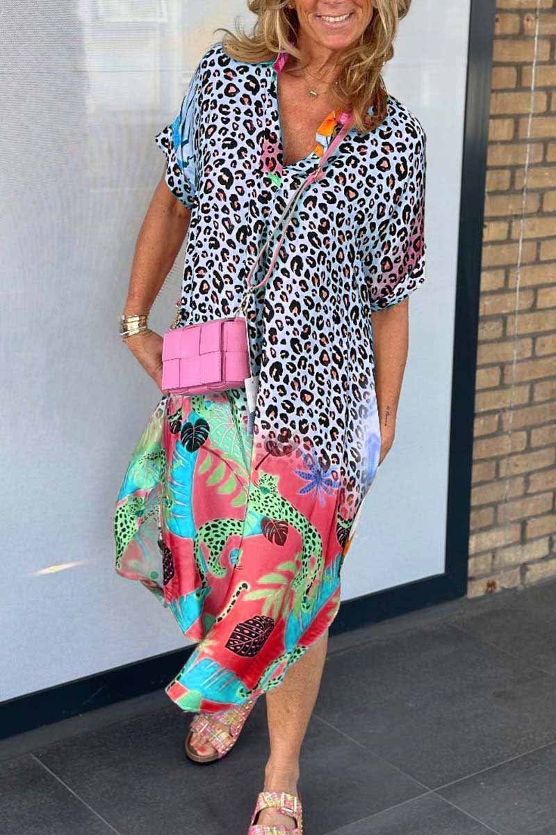 Amanda | Relaxed Leopard Dress