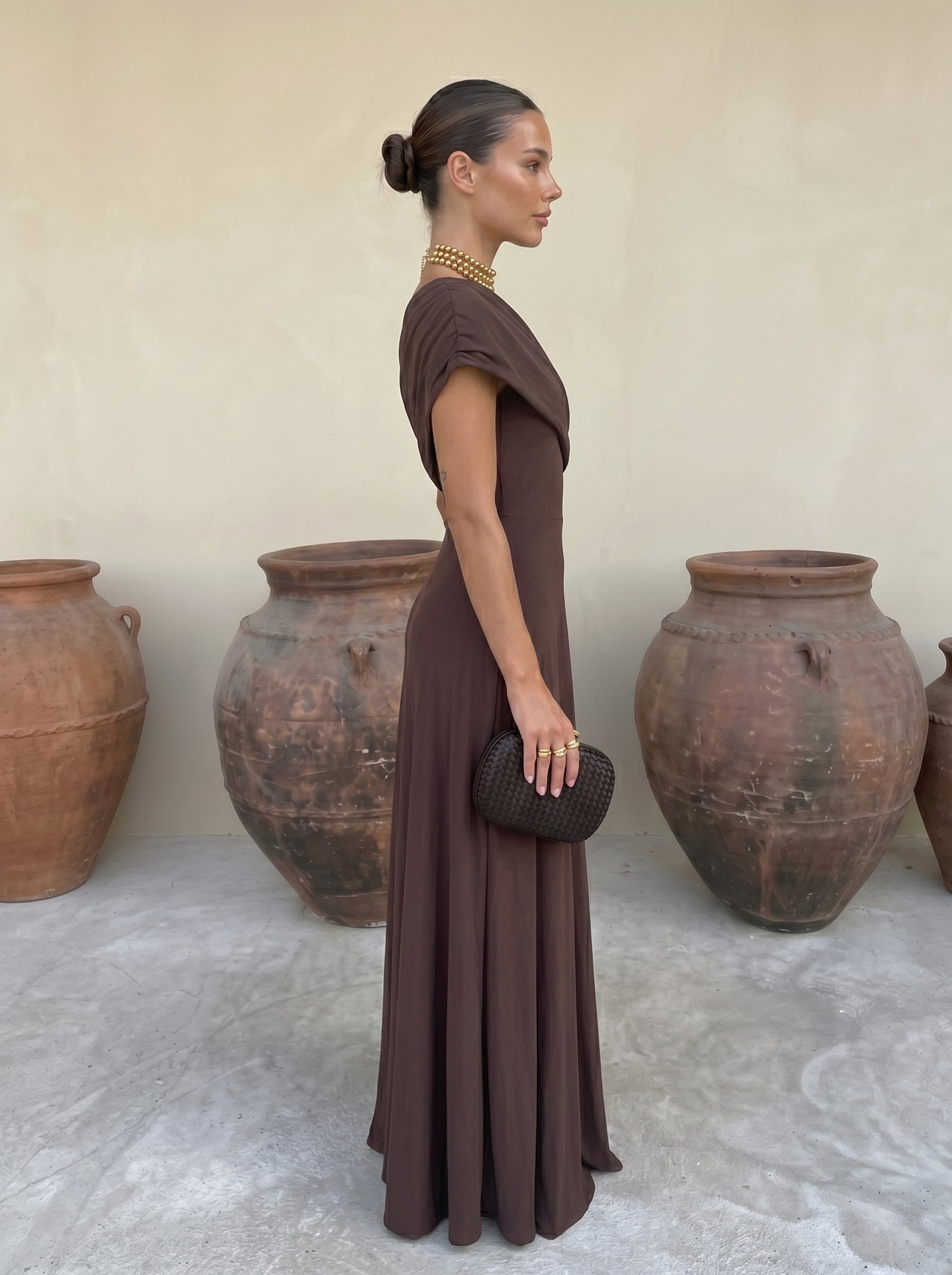 Elegant strapless mesh dress