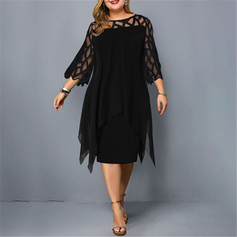 Jamie | Chic Plus Size Midi Dress