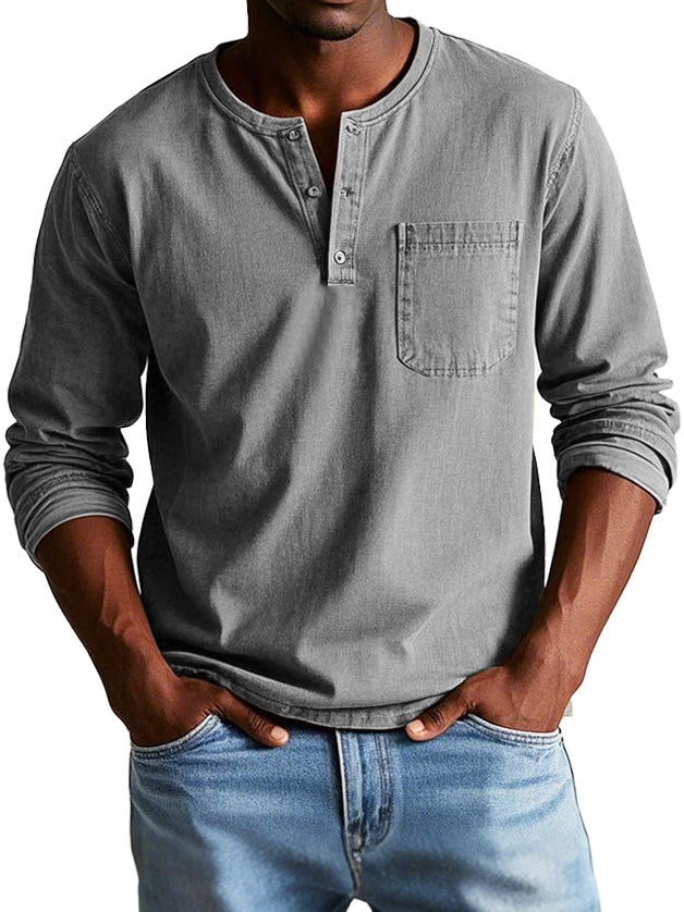 Connor | Vintage Long Sleeve Shirt