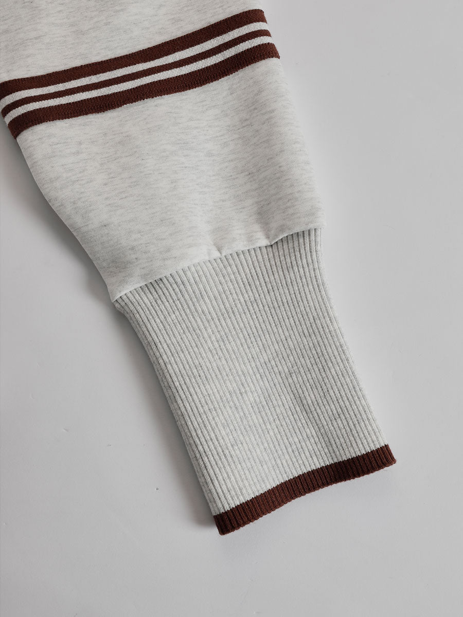 Priscilla - Stylish Sports Set with Half-Zip Sweatshirt