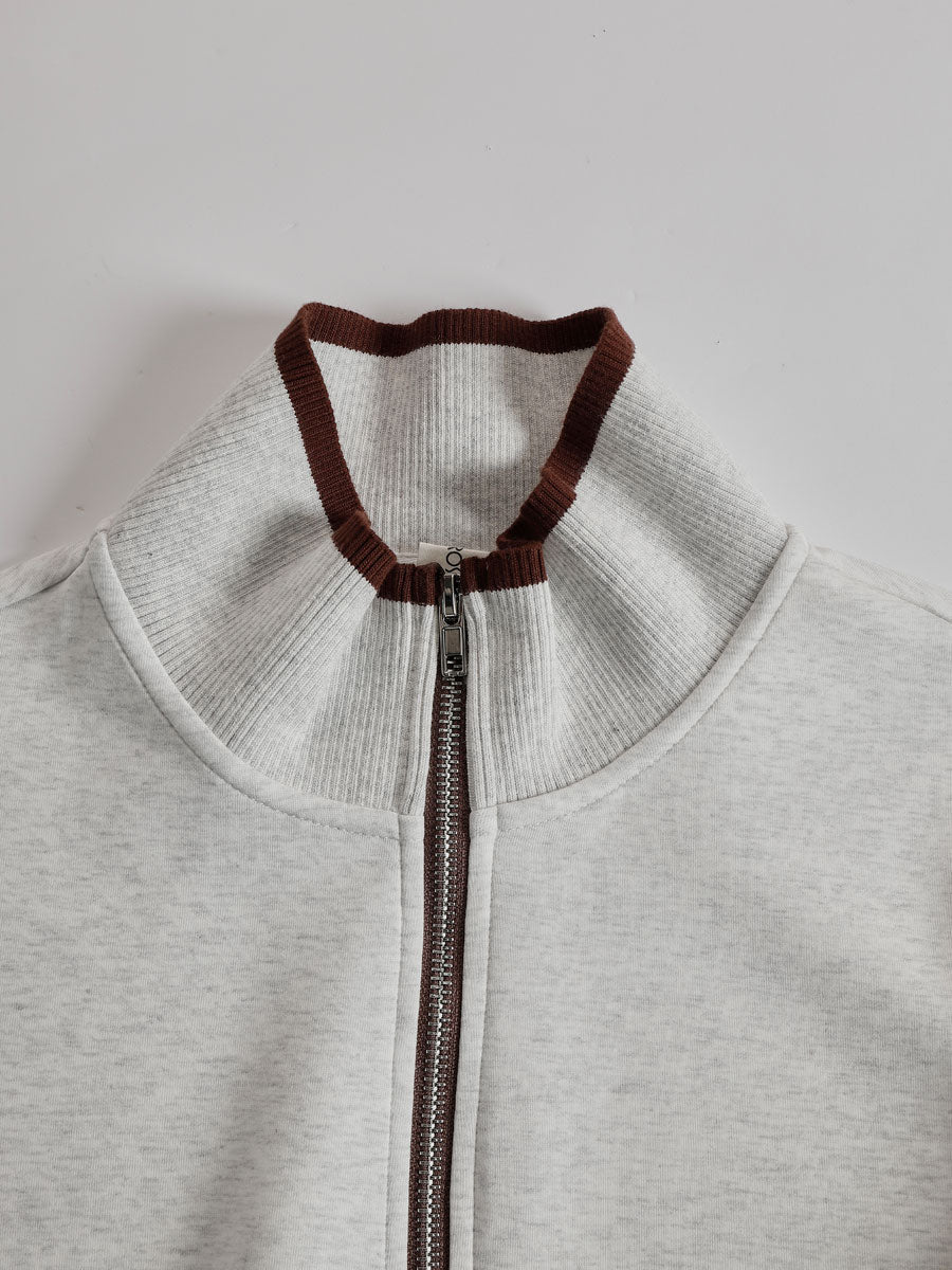 Priscilla - Stylish Sports Set with Half-Zip Sweatshirt