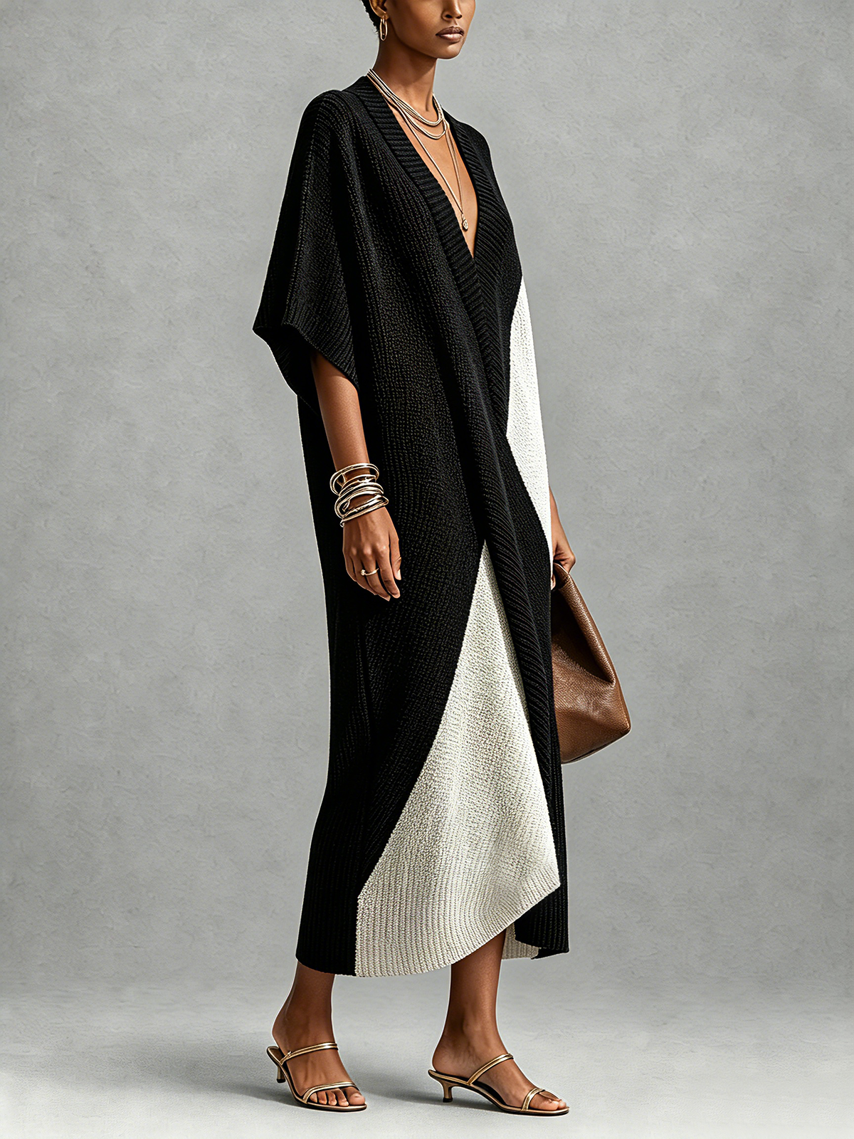 Vera | Ebony and Ivory Dress