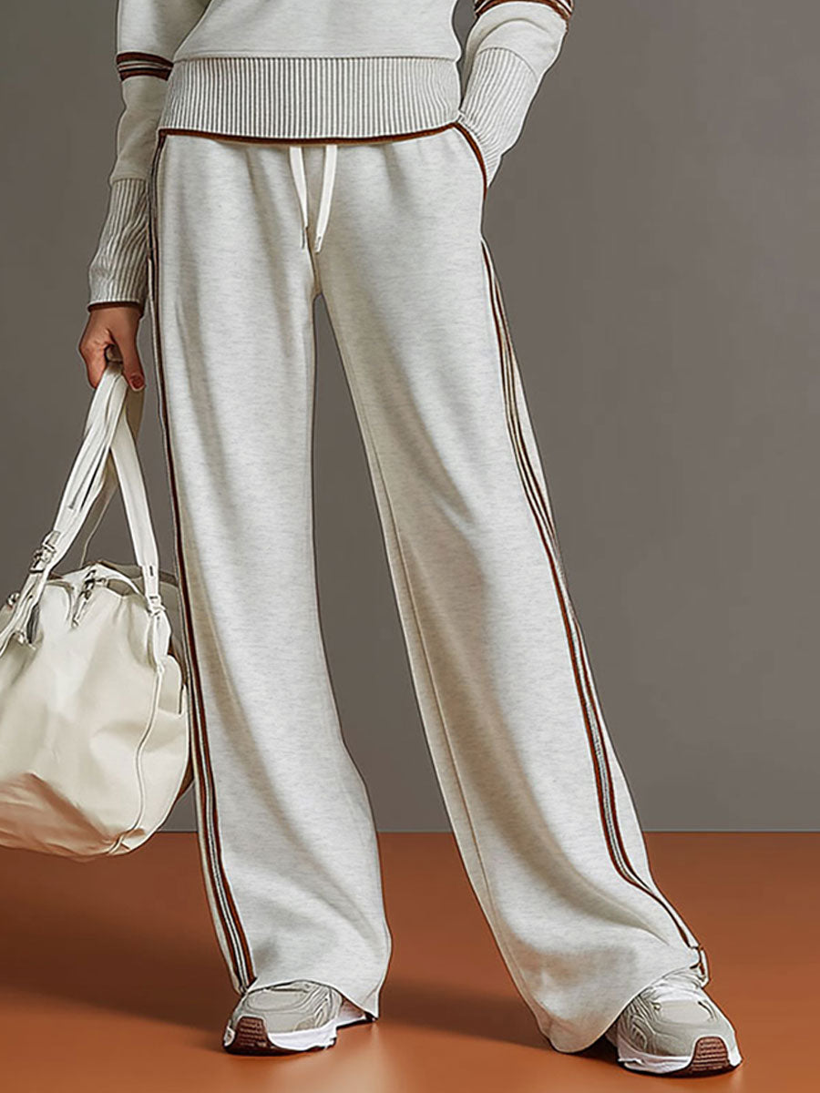 Priscilla - Stylish Sports Set with Half-Zip Sweatshirt