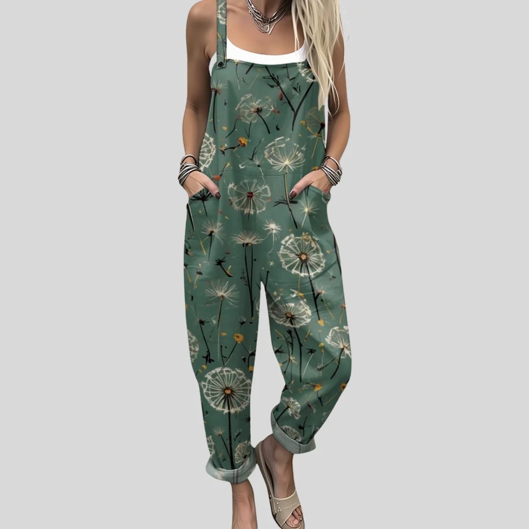 Printed work coveralls