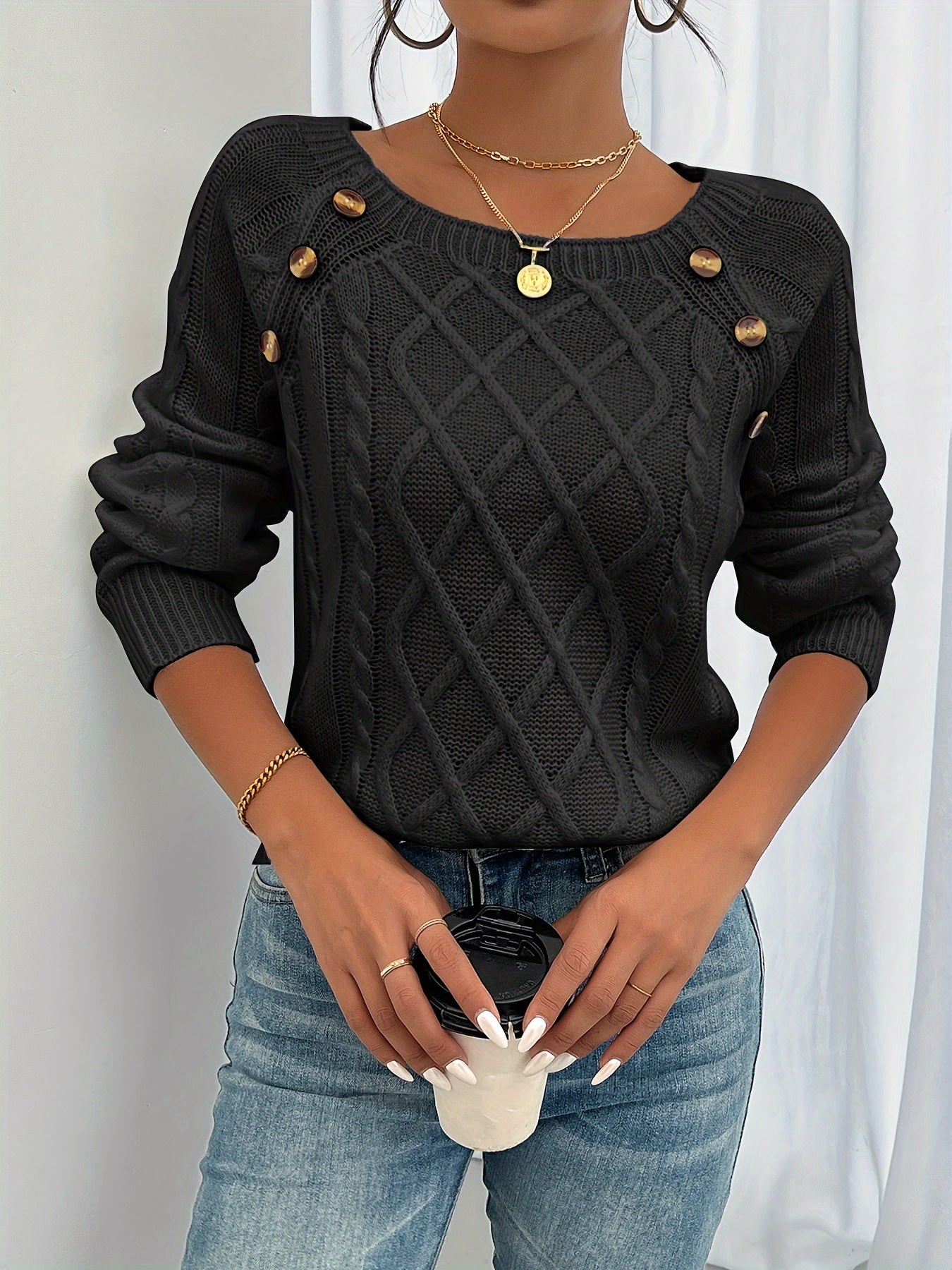 Bella | Cable Knit Jumper