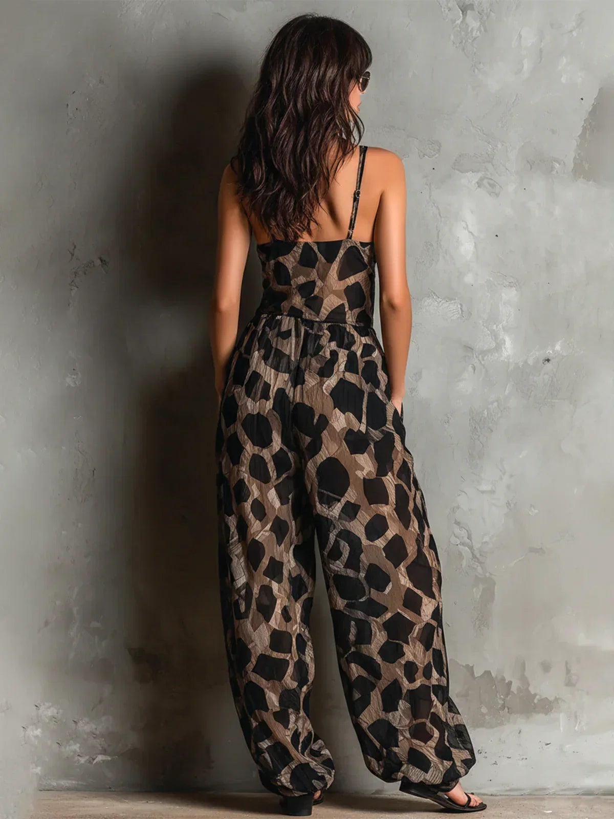 Constance Leopard-Print Jumpsuit