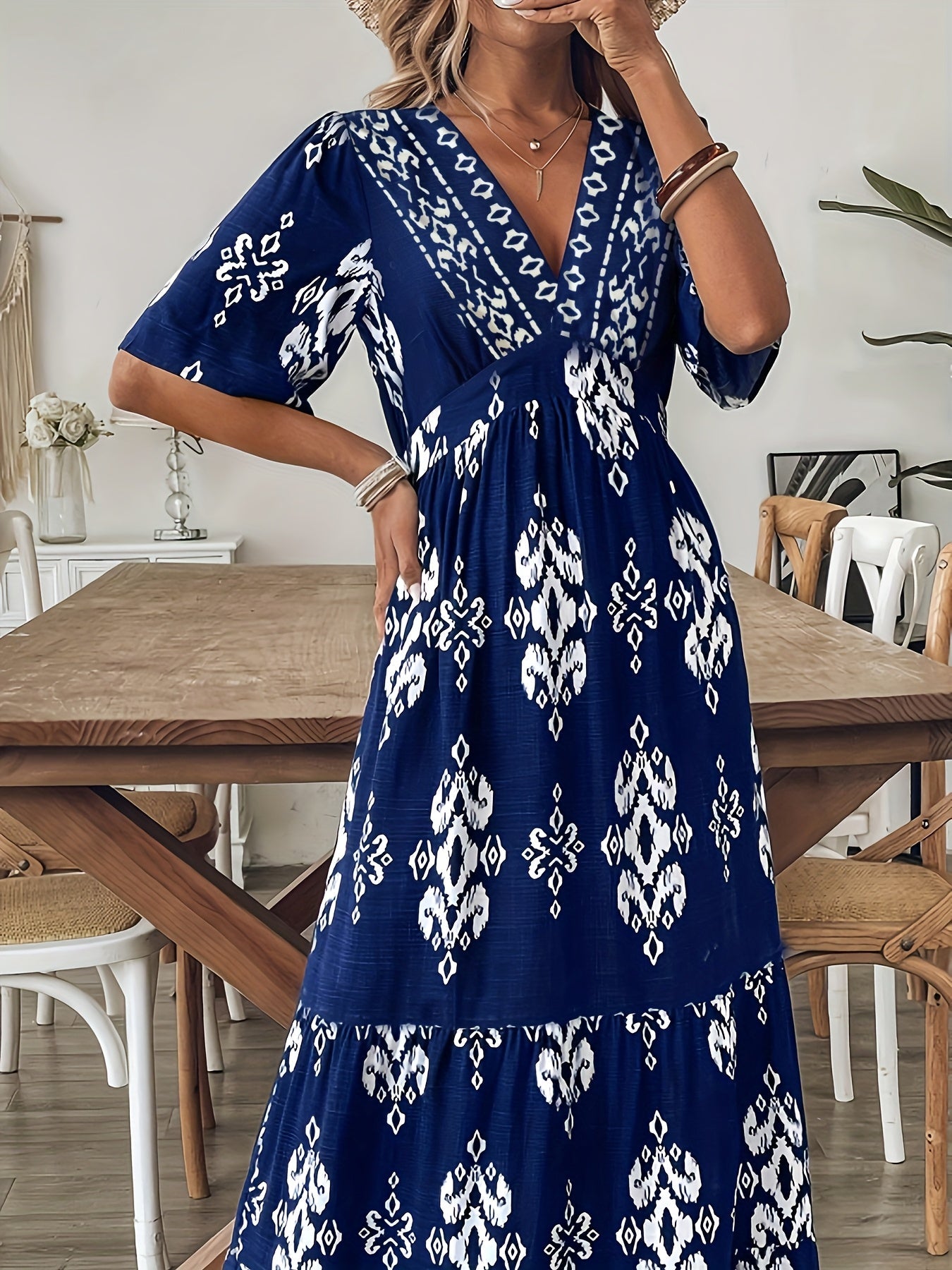 Eloria™ - Vintage boho maxi dress