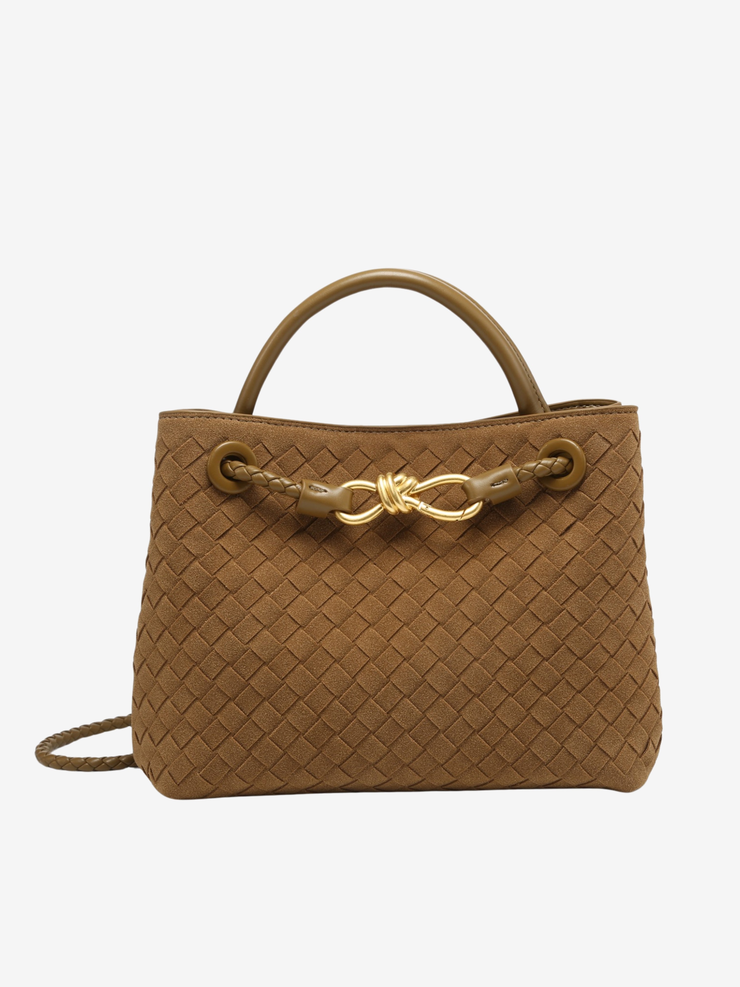 Malia | Textured Compact Woven Crossbody
