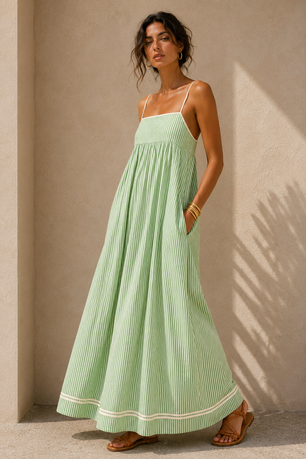Isla™ Striped Maxi Dress