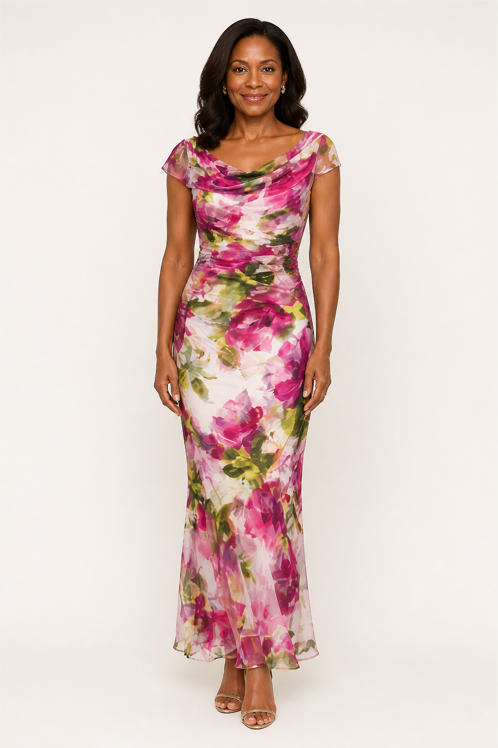 Sofia | Floral Off-Shoulder Maxi Dress