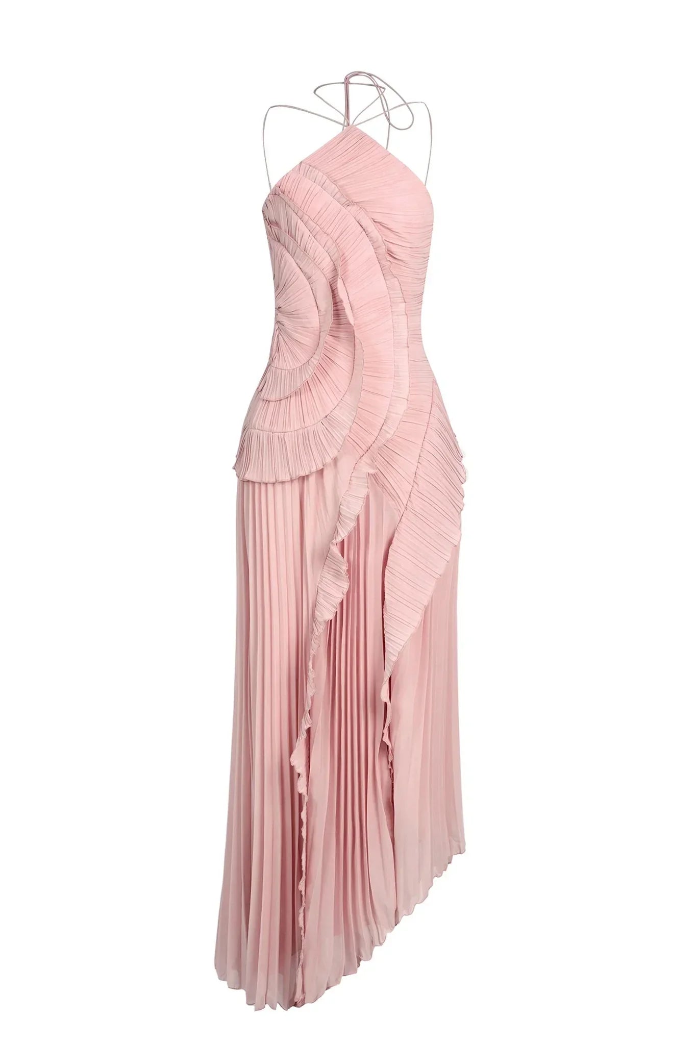 Eliza | Elegant ruffled maxi dress for women