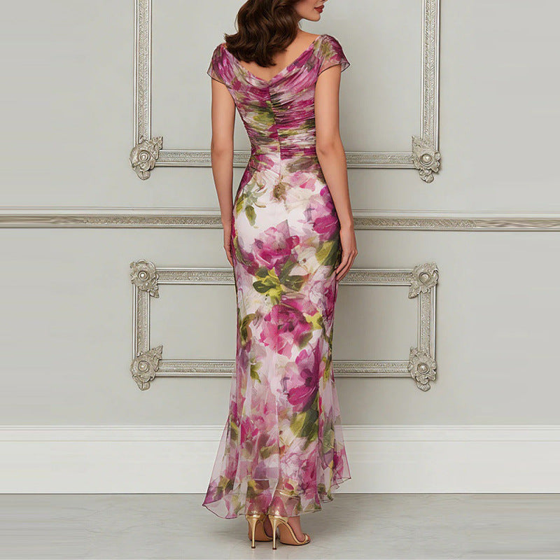 Sofia | Floral Off-Shoulder Maxi Dress