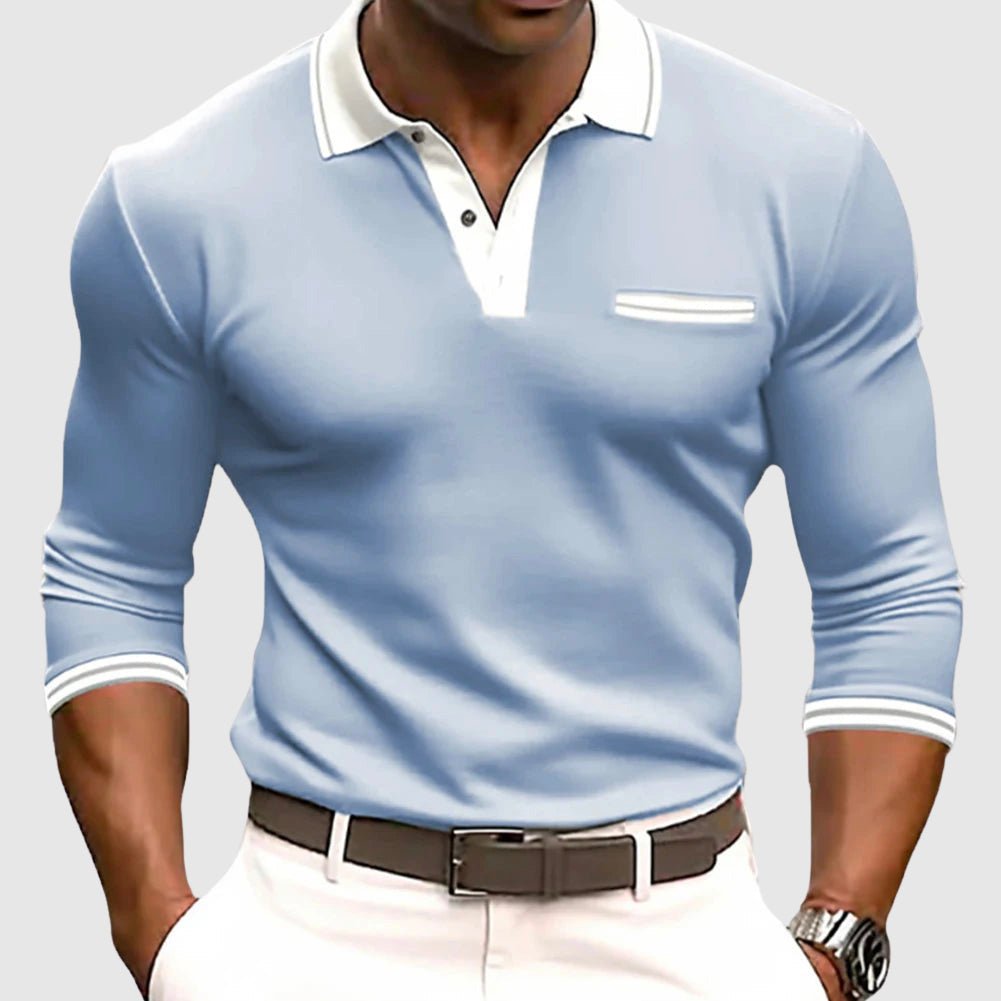 Mason | Shirt with Elegant Contrast Details