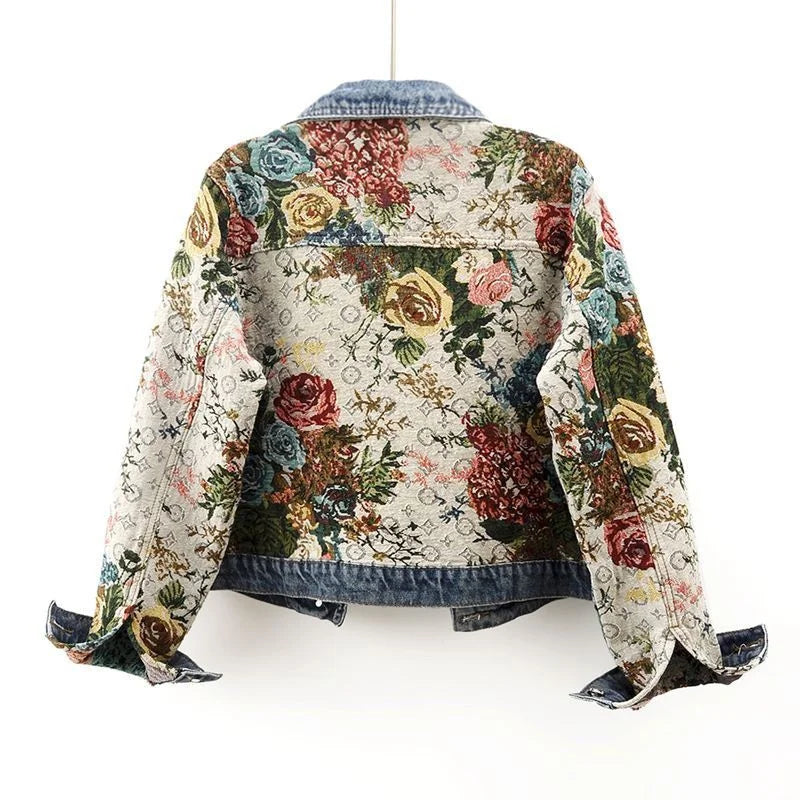 Sophia | Vintage Floral Summer Jacket