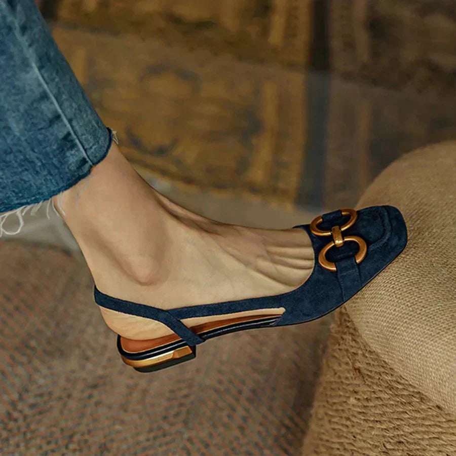 CAMILA™ - ORTHOPEDIC LEATHER BUCKLE SANDALS