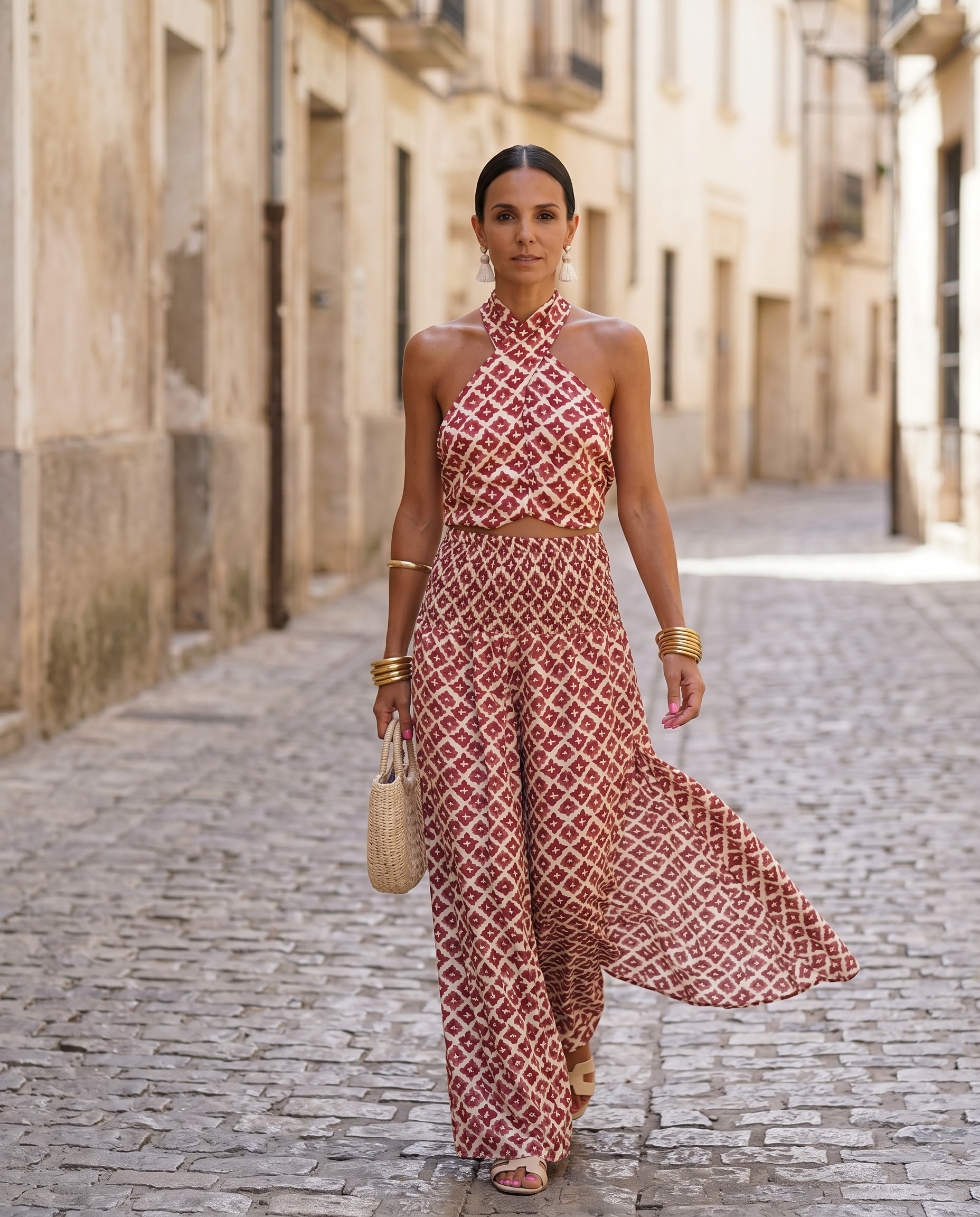 Elsa | Elegant Set with Off-the-Shoulder Design
