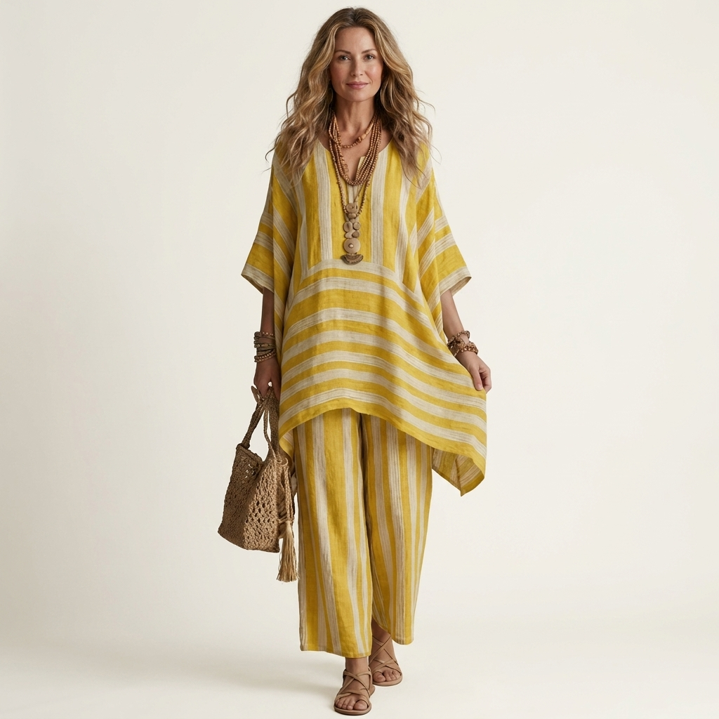Kira | Two-Piece Striped Set