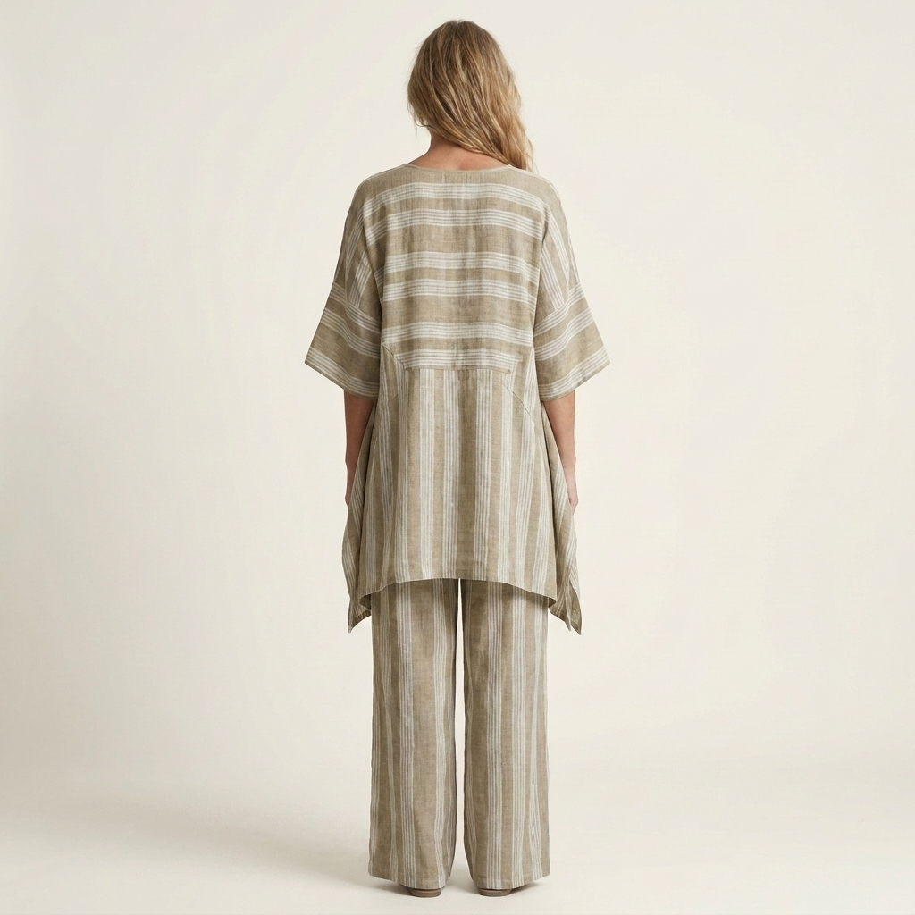 Kira | Two-Piece Striped Set