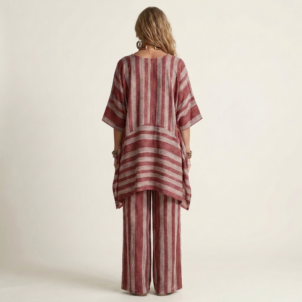Kira | Two-Piece Striped Set