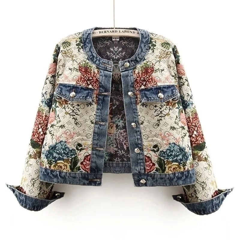 Sophia | Vintage Floral Summer Jacket