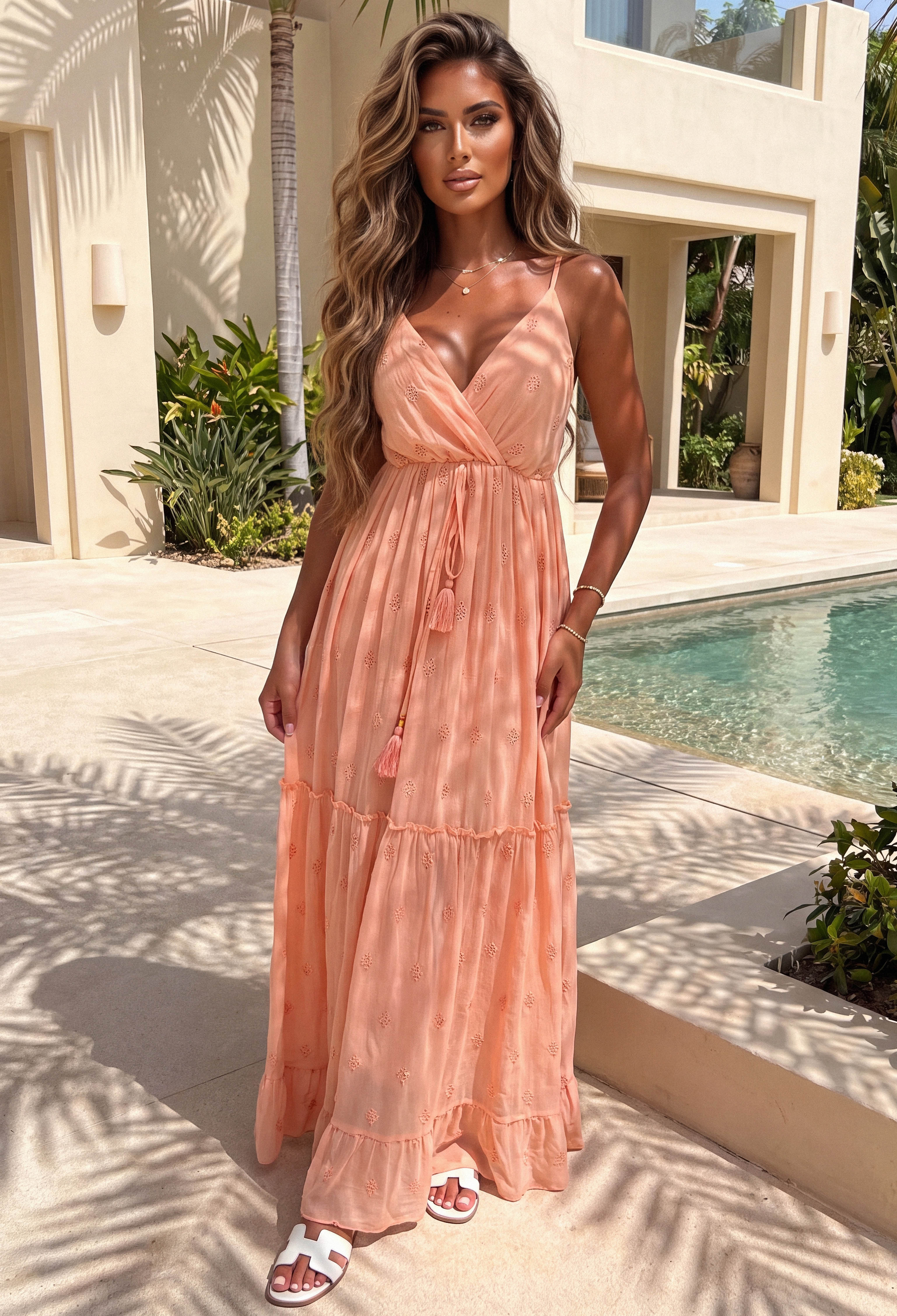 Anna Tiered Maxi Dress
